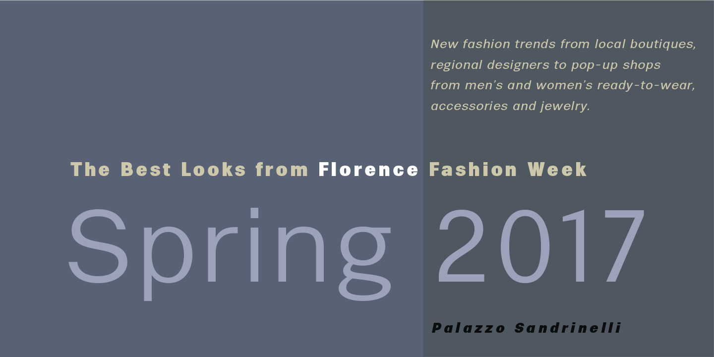 Example font Eurotypo Sans #3